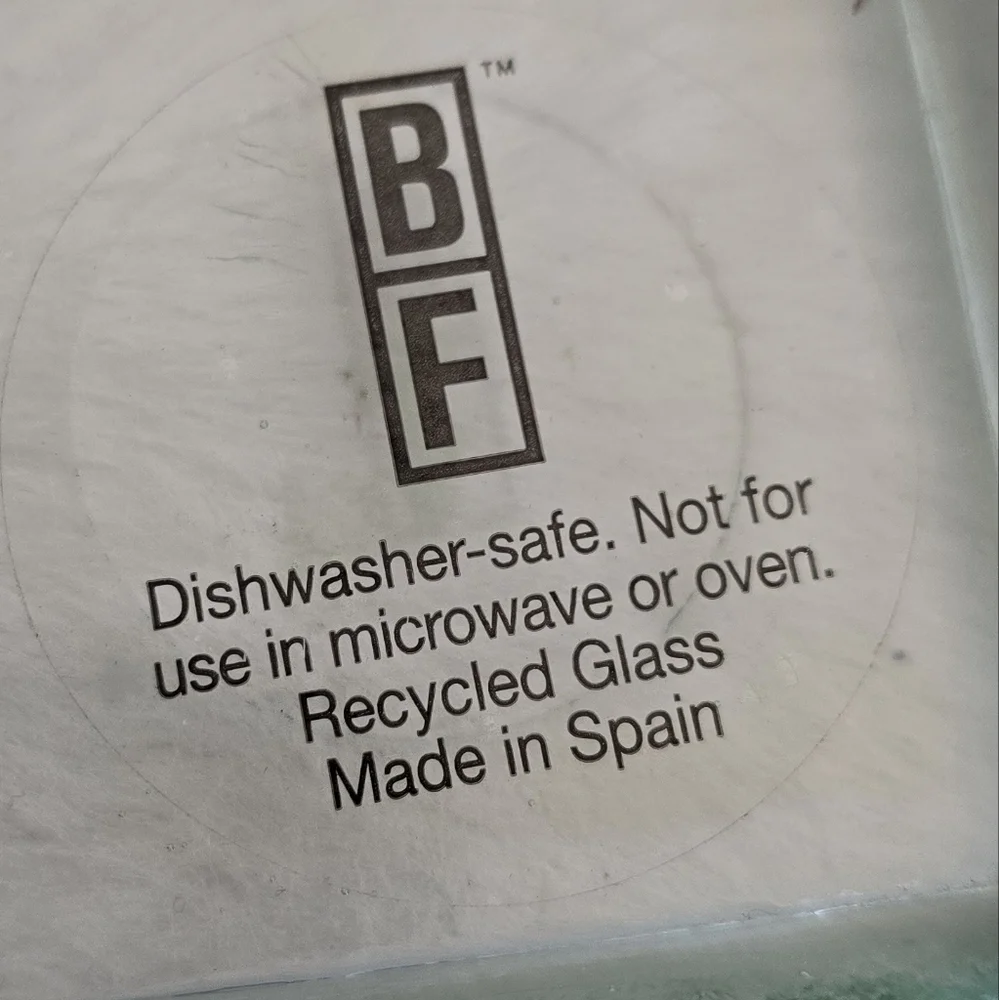 Glass Soap Dish Set - Clear